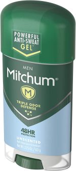 Mitchum Men Gel Antiperspirant Deodorant, Unscented, 2.25oz. - Image 4
